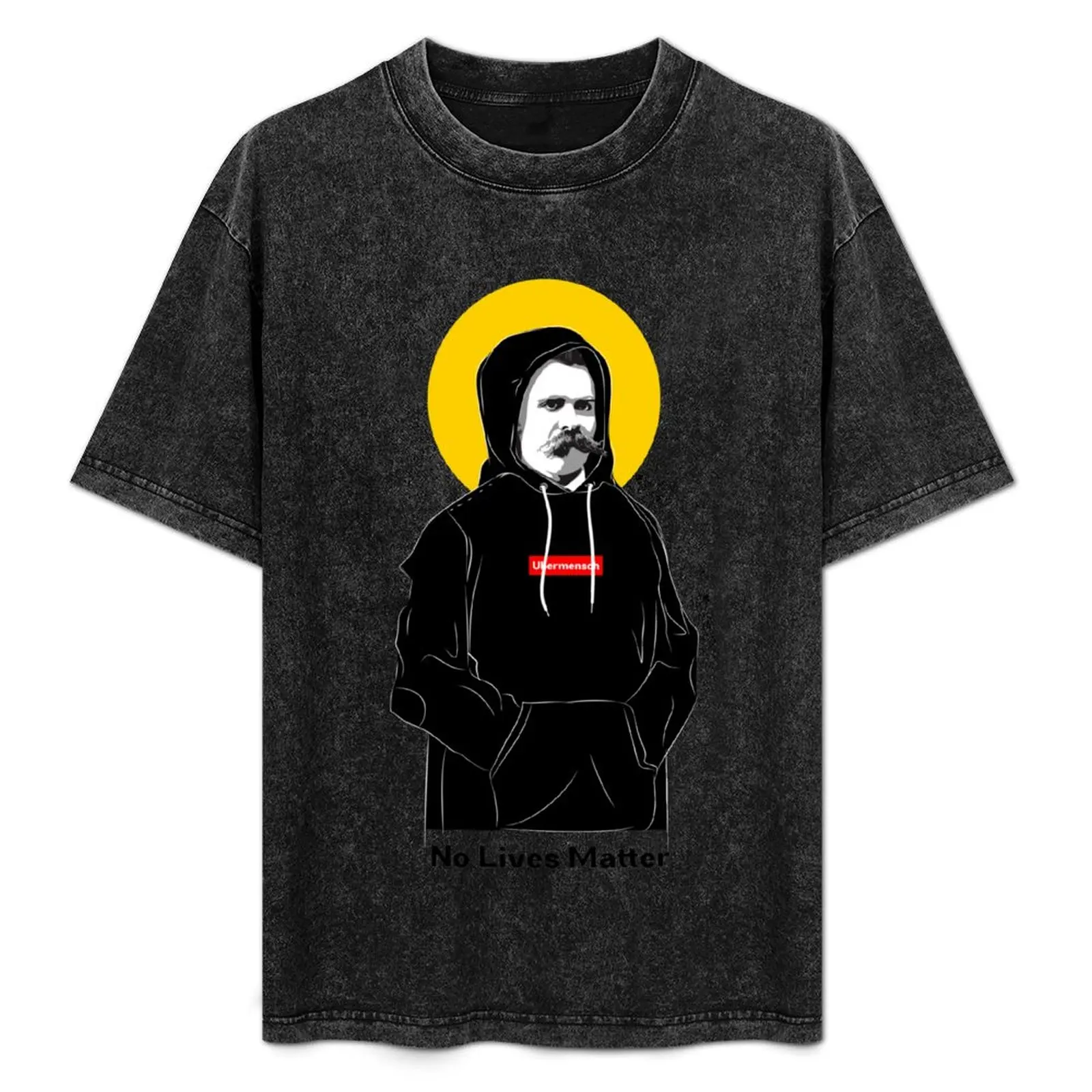 Nietzsche Ubermench Nihilist T-Shirt Minimal Art Print T-Shirt