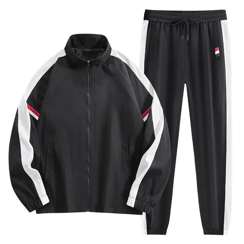 

New 2026 Men's Casual Sportswear Set Trendy Open Cardigan Sweatshirt Jacket with Pants Spring Autumn Fashion Clothes