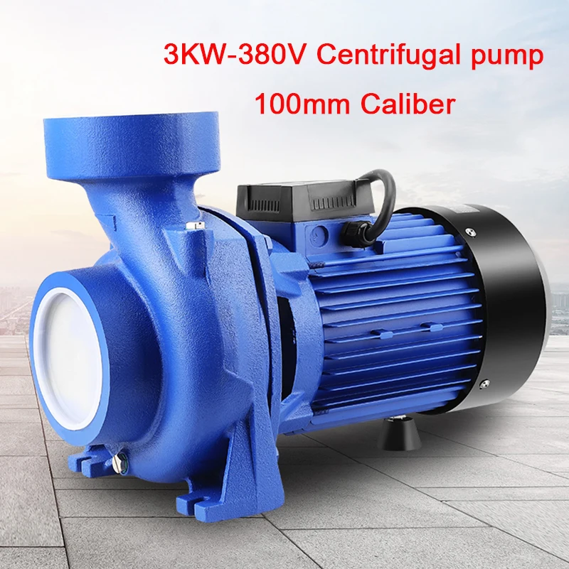 Seawater pump 3KW-380V Stainless steel impeller Seafood pond Farm High flow Agricultural irrigation Circulating Centrifugal pump