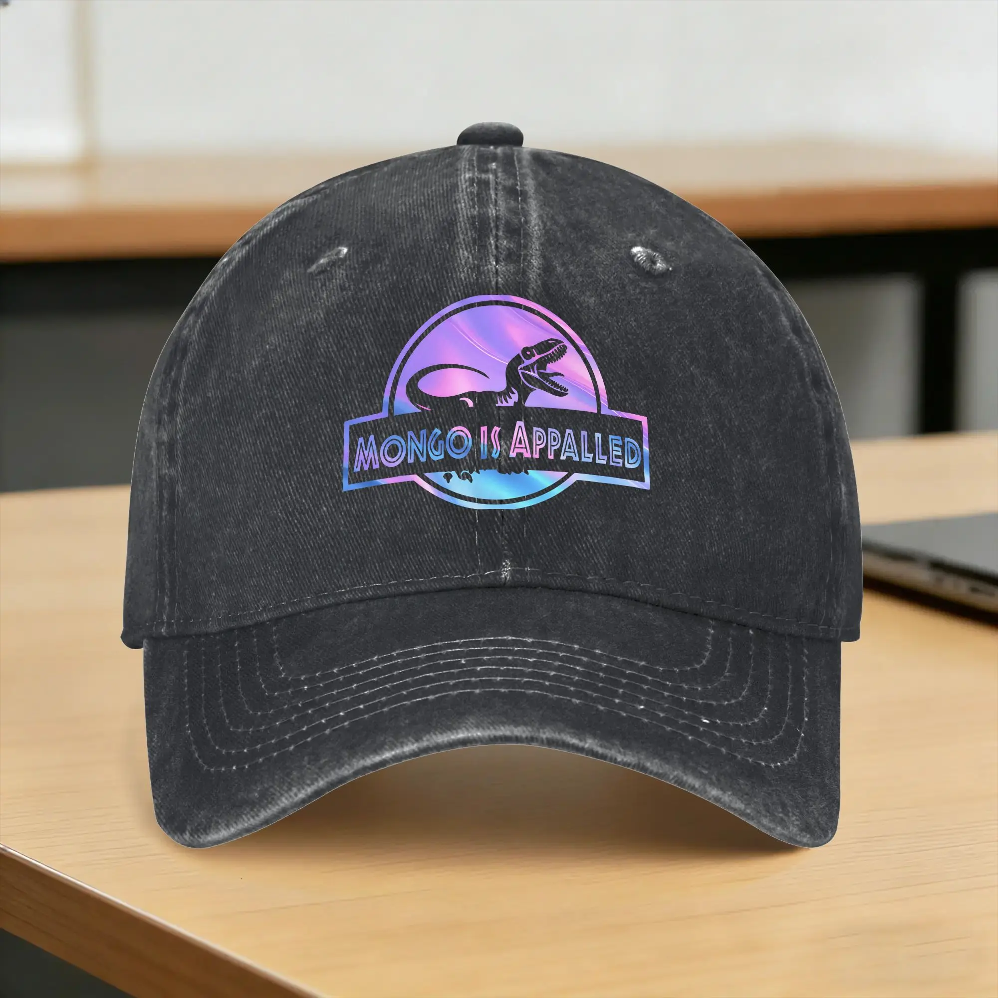 Washed Baseball Cap Mongo is Appalled Dungeon Crawler Carl Summer Hip Hop Hats For Men Adult  y2k Cute Running Sun Snapback Cap