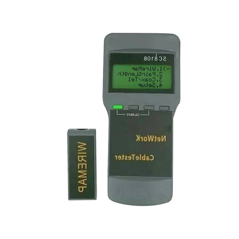 ABAE-SC 8108 Internet Cable Checker LCD Network Tester Meter For Telecommunication Projects