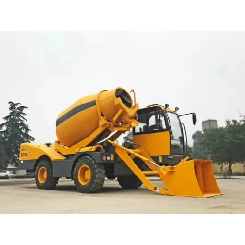 HL HY420 Self Loading Concrete Mixer with Pump for Sale