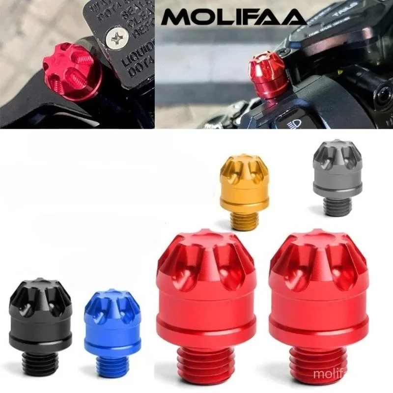 

Motorcycle Rearview Mirrors Hole Plug Mount Decoration Screws For SYM Husky ADV 150 300 Cruisym 150X Aluminum Cover Accessories