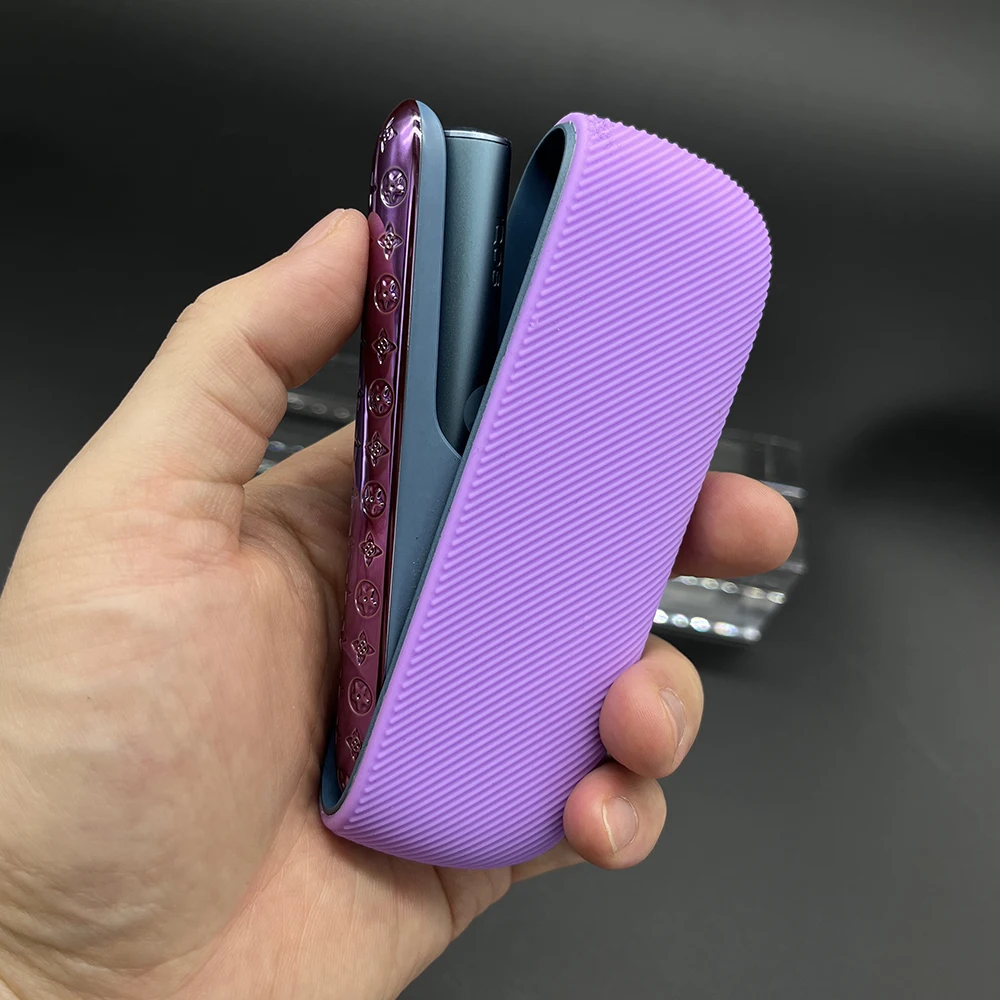 9 Colors New Design High Quality Silicone Case with Side Door Cover for IQOS ILLUMA Full Protection Case Side Cover