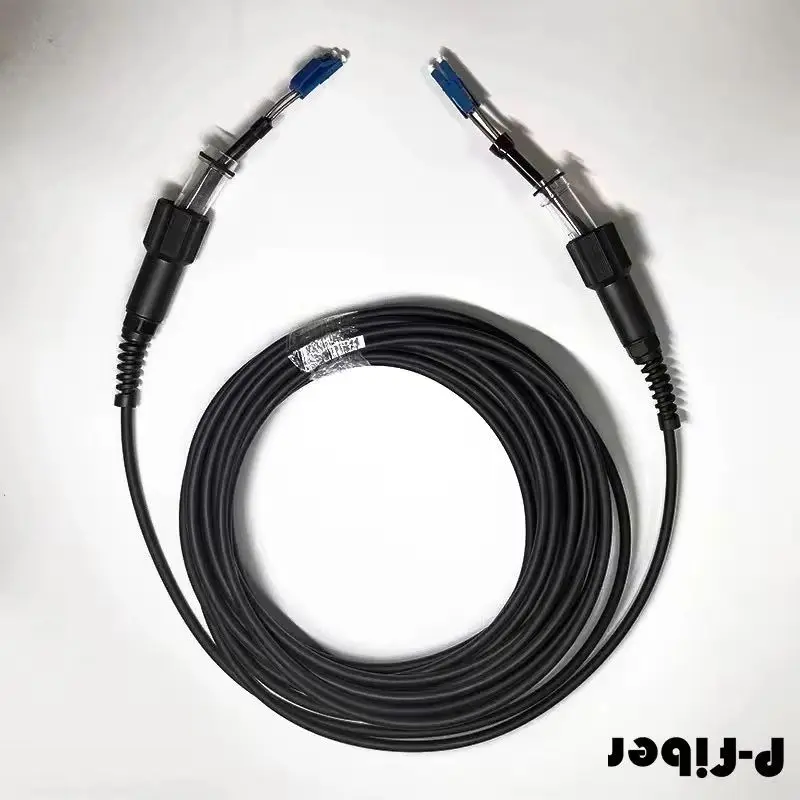 

outdoor patchcord 120m 2/4 cores 7.0mm 2C 4C OM1 OM2 CPRI LC SC FC DVI waterproof FTTH jumper optical fiber armored cable 2 core
