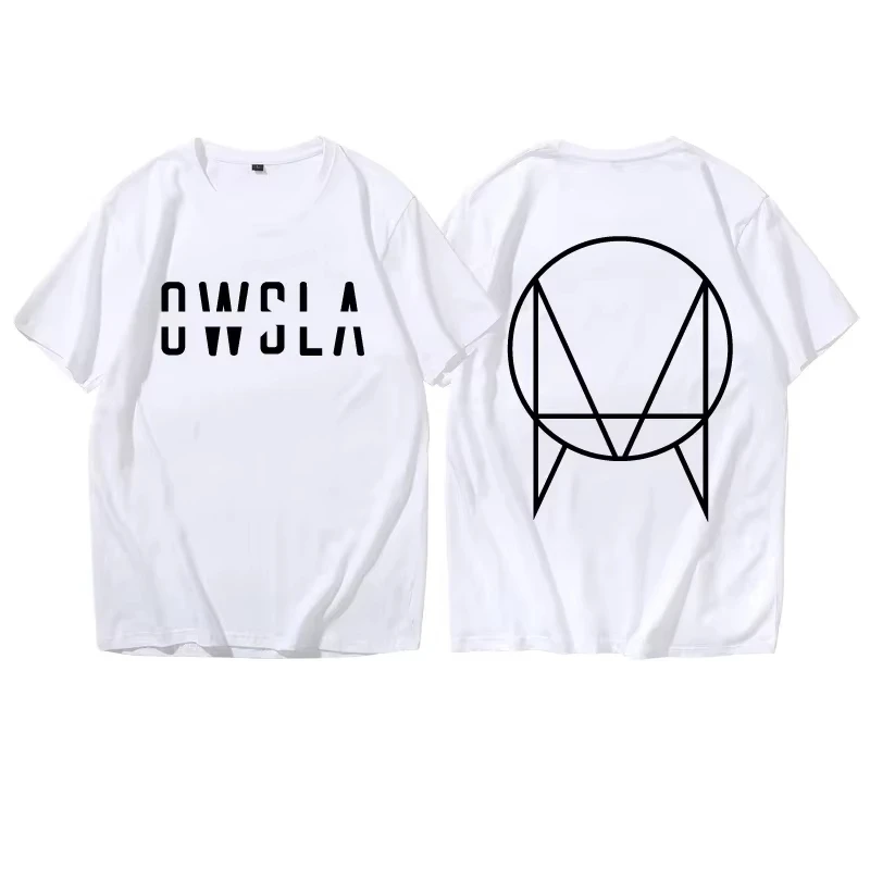 OWSLA Skrillex Ssk Vac تايلاند S20 مقطع إلكترونية مريحة عادية عالية الجودة قصيرة الأكمام القطن الخالص تي شيرت رجالي #4