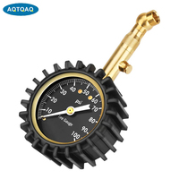 AQTQAQ Car Tire Pressure Gauge, Heavy Duty Tire Gauge Accurate,Low & High Air Pressure Gauge,Tire Gauge for Car and Trucks Tires