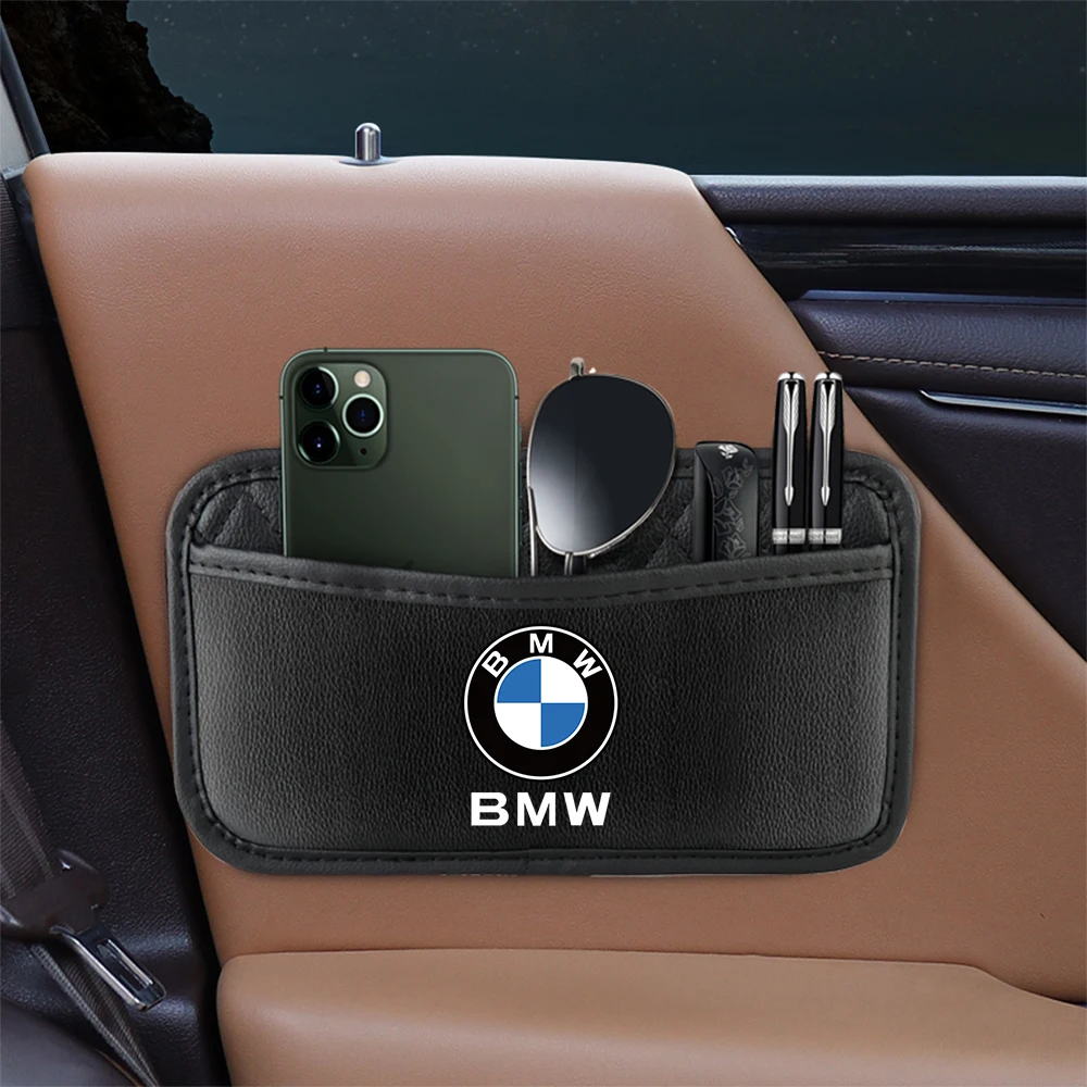 1pcs Car Interior Storage Bag Auto Seat Back Storage Pockets For M Bmw E39 E36 F20 E87 G30 E92 E91 X5 E70 F11 G20 X3 F25 E30 F31