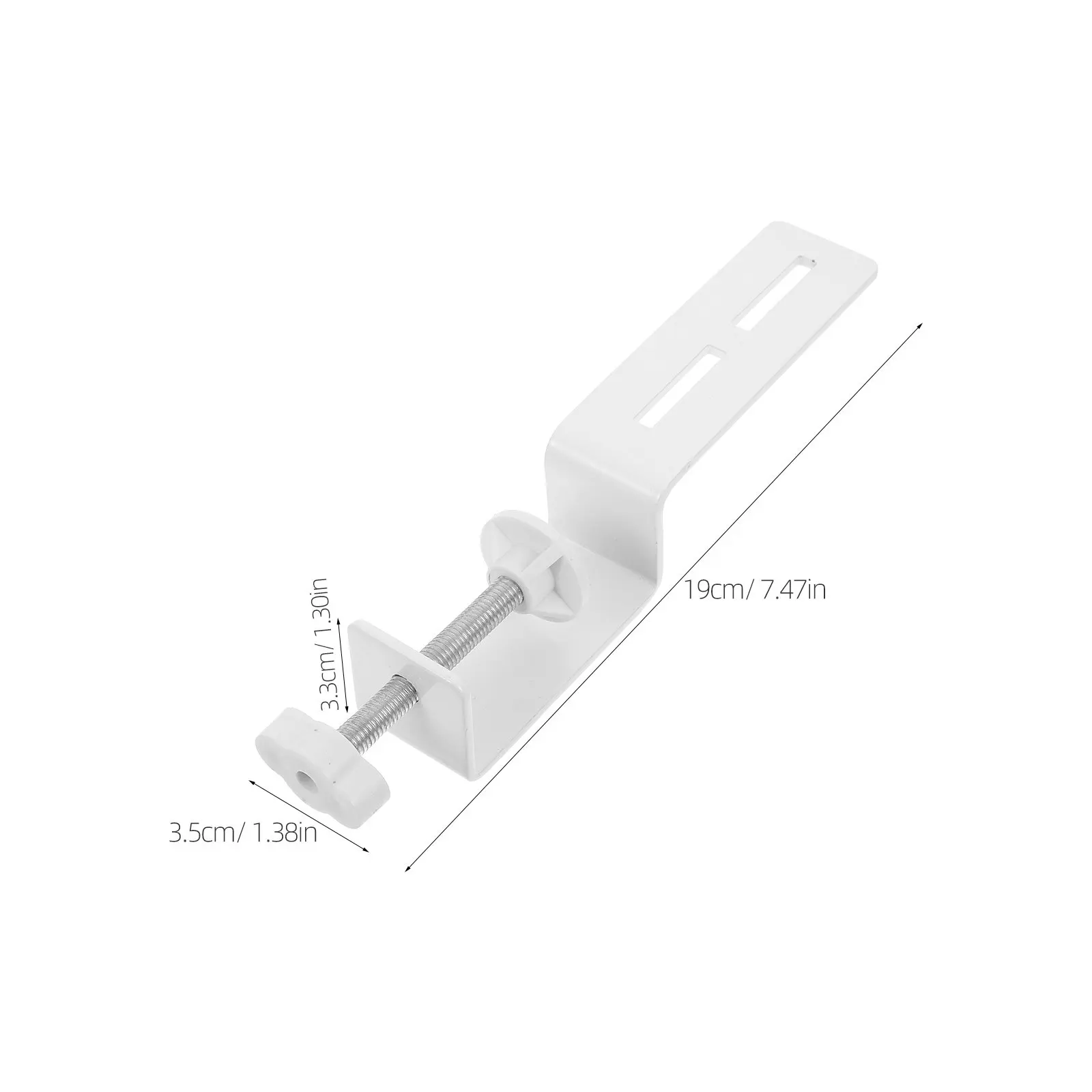 Heavy Duty Metal C-Clamp Brackets for Pegboard, Desk Mount, Monitor Stand, Wood Table Clamp – 2 pcs