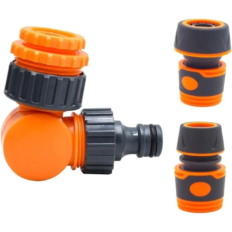 

Garden Hose Connector Faucet Adapter For 1/2 Inch Hose Reel Cart Plastic Click-lock Quick ConnectionFor Watering Irrigation Gard