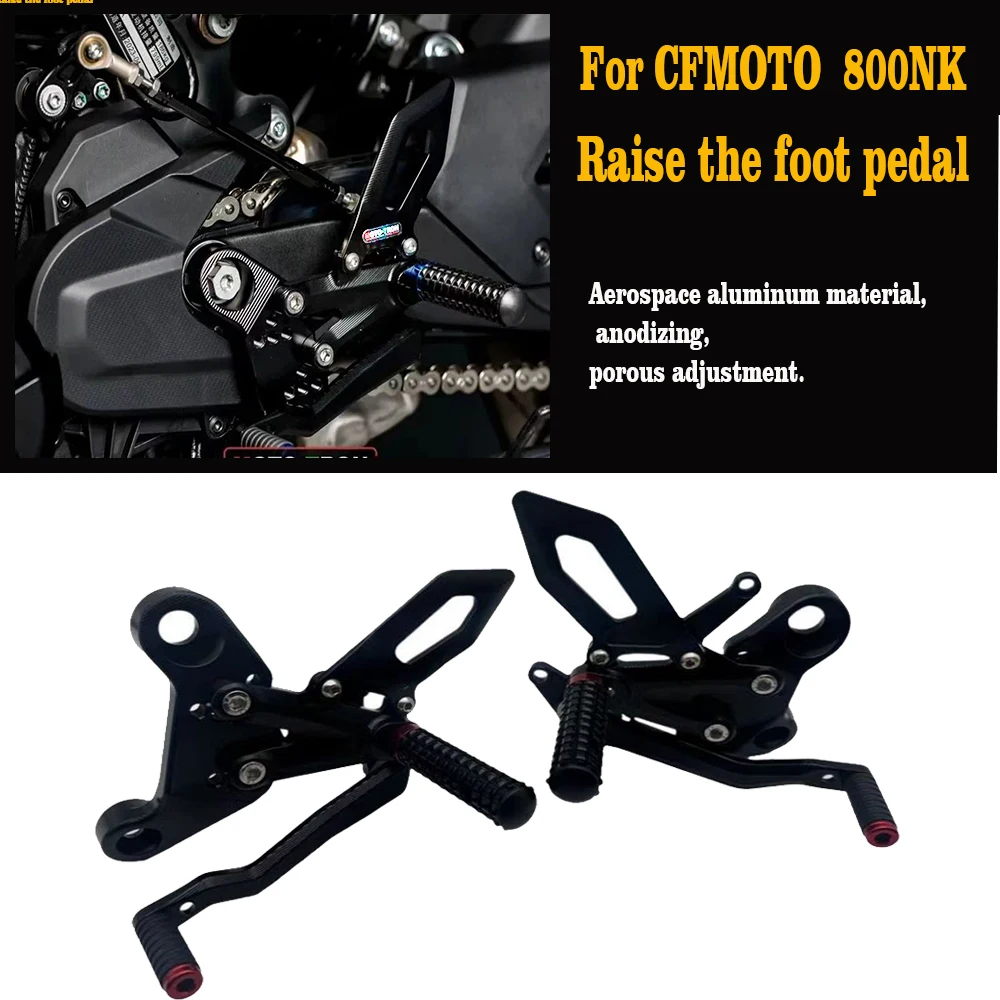 

For CFMOTO 800nk 800NK Motorcycle CNC Rearset Adjustable Foot Rset Racing Front Pedal Accessorie