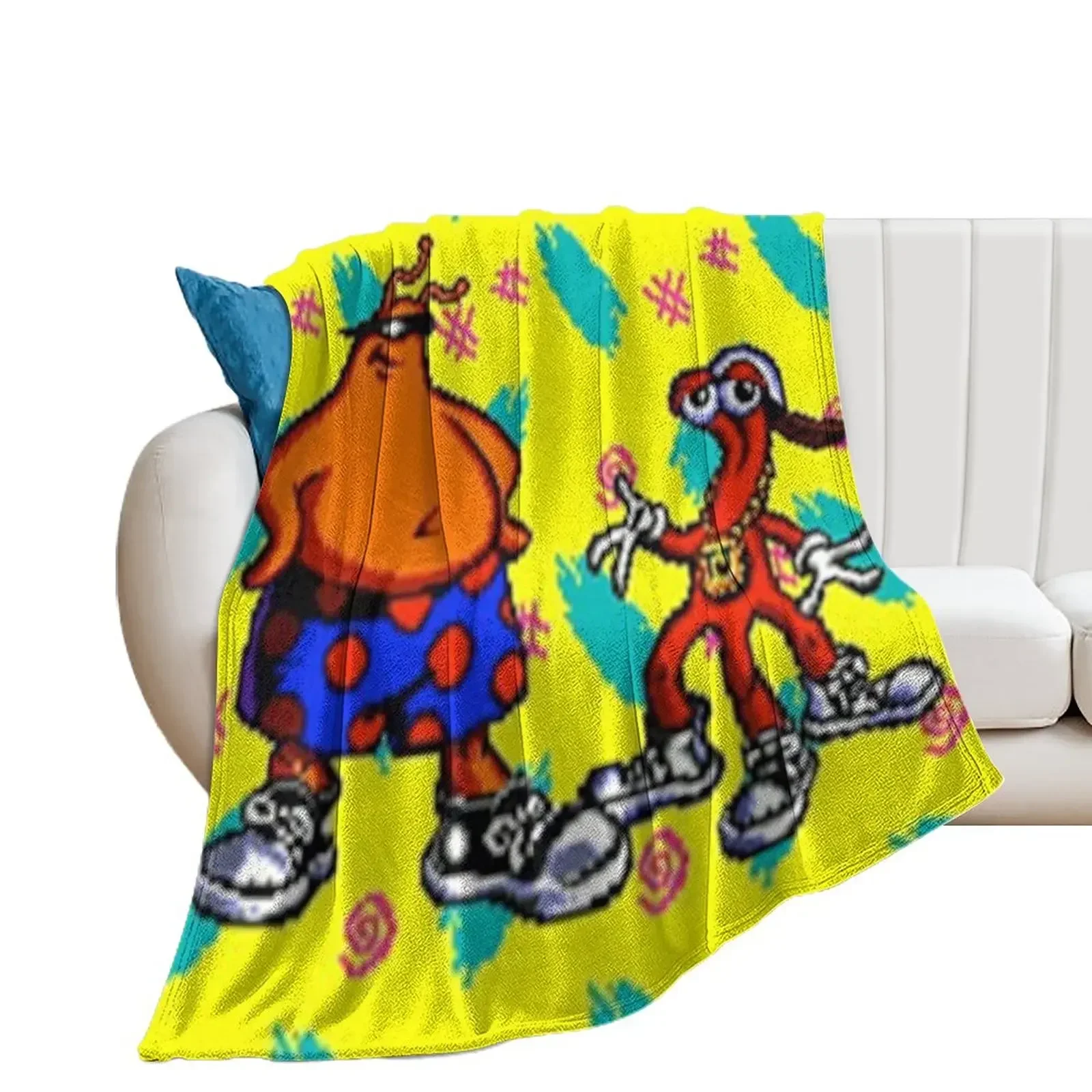 

Toejam and Earl Throw Blanket Furry blankets ands Plush Blankets