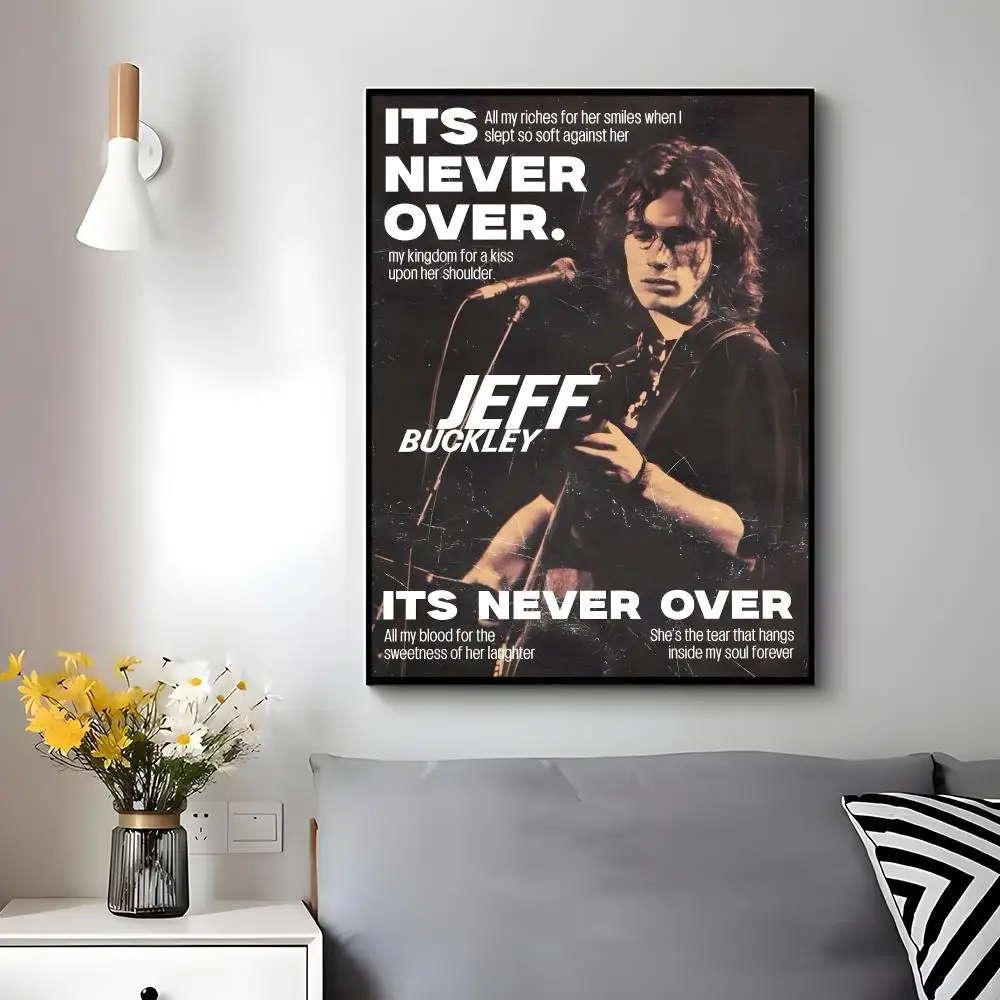 Rock musician Jeff Buckley Poster Wall Ornament Home Decor Young Decor Fans
