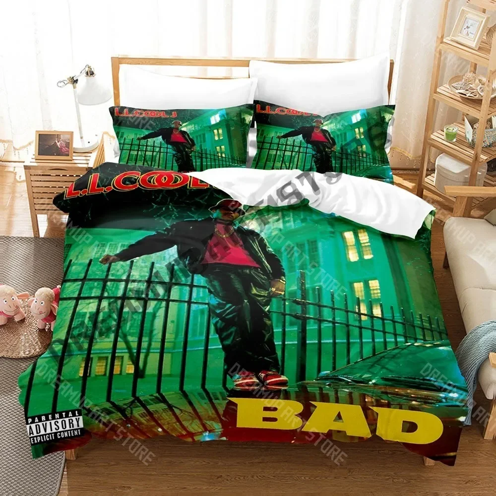 

3D Print LL cool j Murdergram Комплект постельного белья Single Twin Full Queen King Size Комплект постельного белья для взрослых и детей Комплекты пододеяльников для спальни Простыня