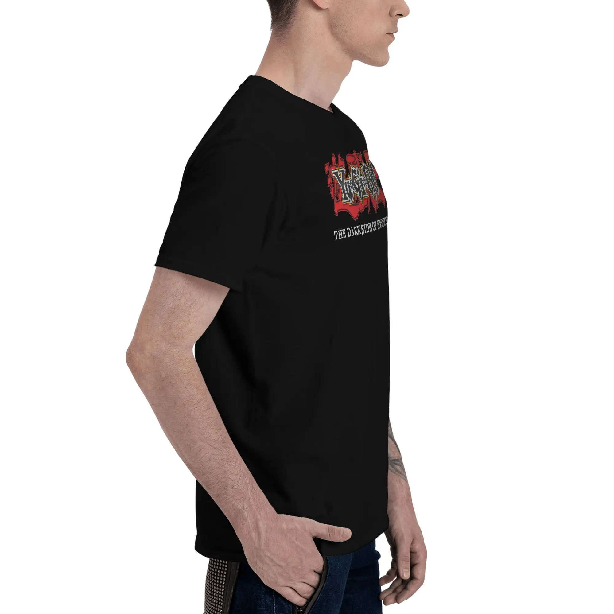 YU GI OH Hong Kong Style Reversible T-shirtAmerican Retro Short Sleeve