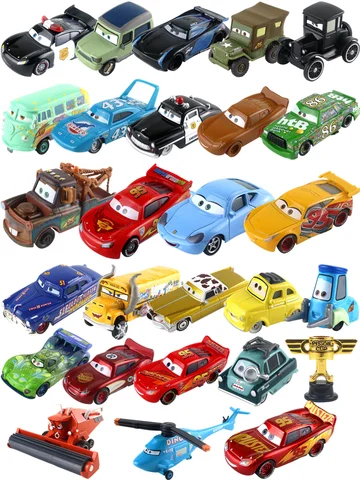Cars Toys Lightning McQueen Sally Carrera Mater Cruz Ramirez Chick Hicks Jackson Storm‌ Diecast Metal Peripheral Birthday Gifts