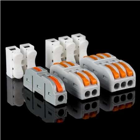 Wire Connector Terminal Block Quick Wiring Connector Cable Connectors Splitter SPL 222 221 CH2 102 Fast Splice Push-in Terminals