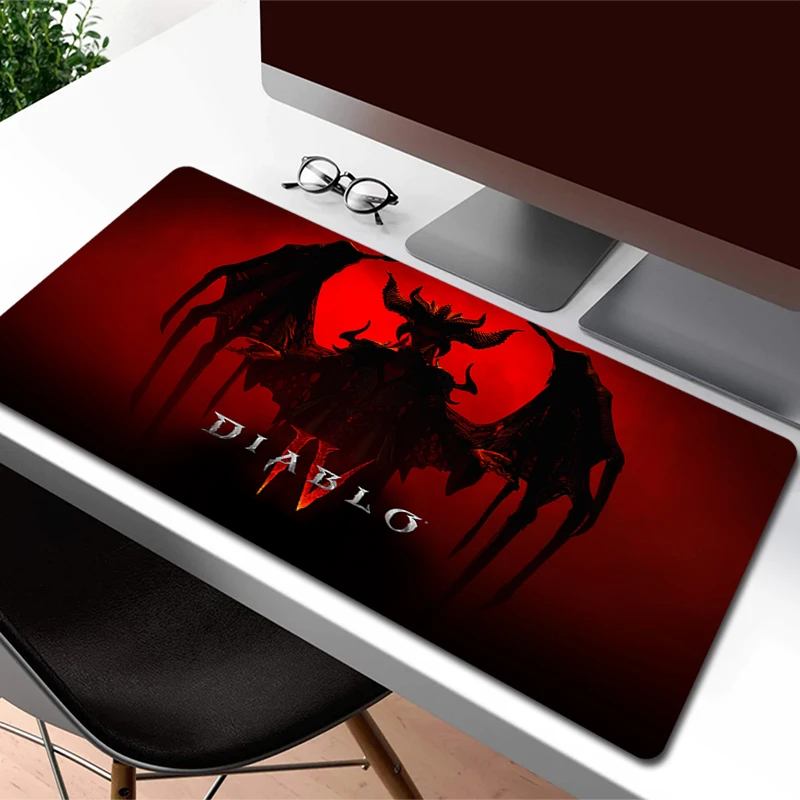 

Diablo 4 Gaming Mousepad Gamer Non-Slip Computer Keyboard Mat Extend Rubber Mouse Pad Game Locking Edge Mouse Mat Laptop Carpet