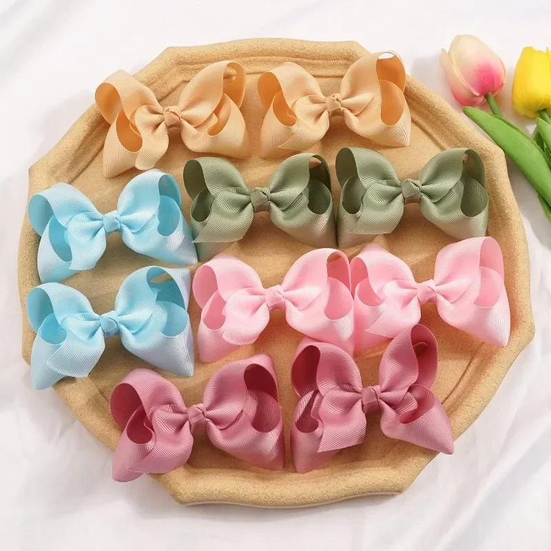 

20PCS 6Inch Hair Bows Clips Large Grosgrain Ribbon Alligator Clips Hair Accessories for Girls Toddler Kids Children Teens