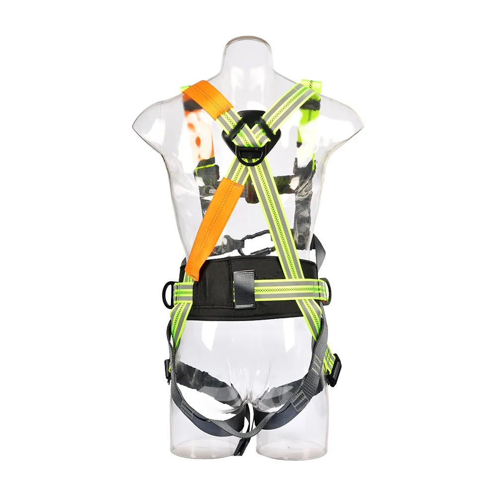 حزام أمان الإنقاذ من الحرائق مع أشرطة عاكسة لعمليات الطوارئ وحزام إيقاف السقوط عالي الحرارة