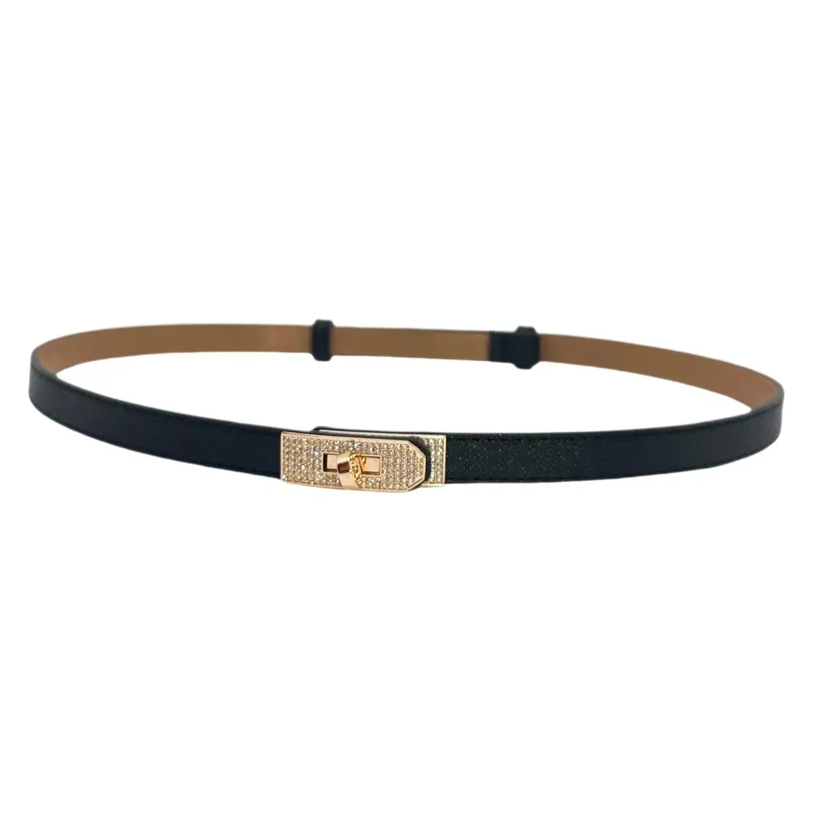 حزام جلد ماركة فاخرة للنساء مصمم سبيكة مشبك حزام الخصر الإناث الجينز بنطلون فستان حزام الخصر