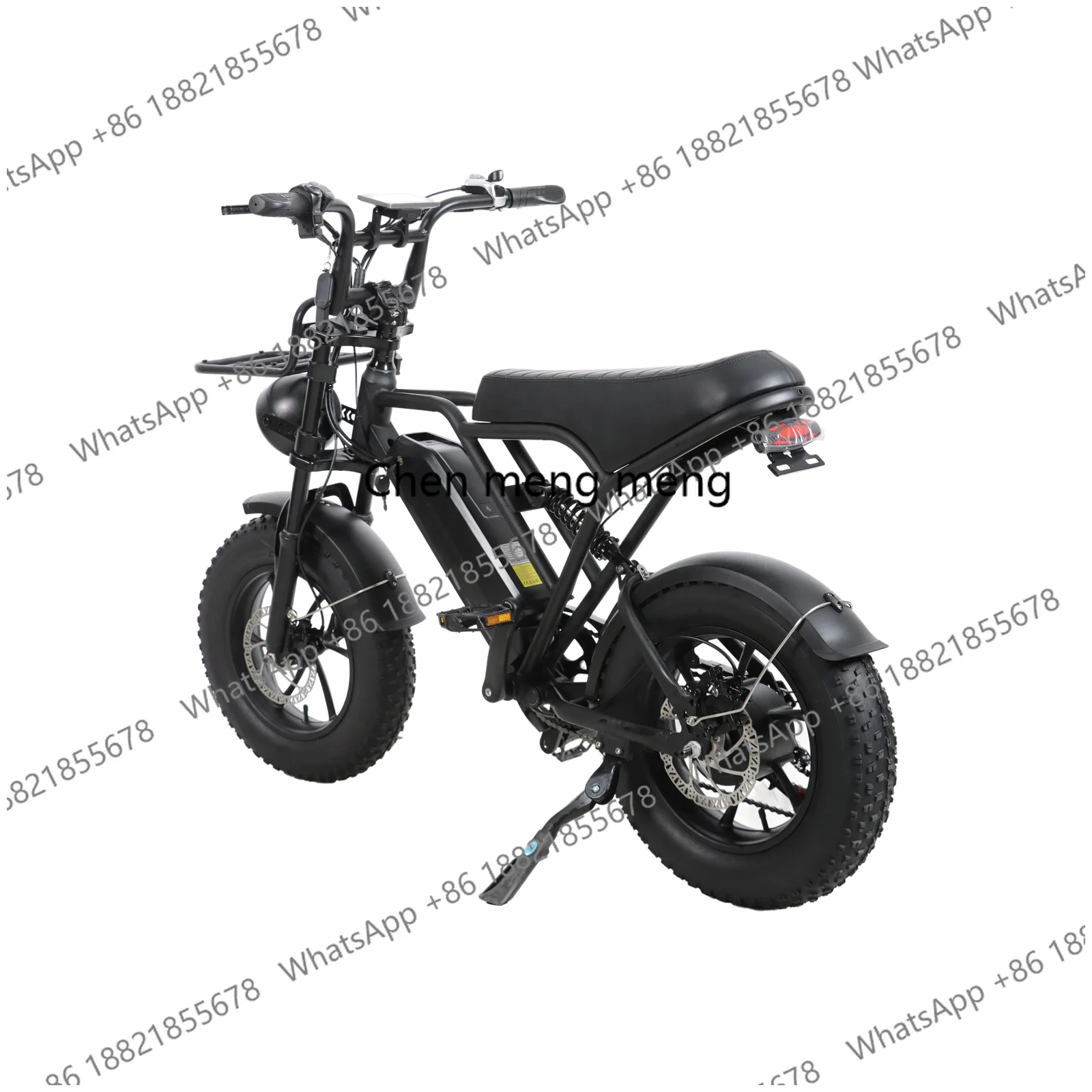 16 Inch 350w 13Ah Hybrid Motor E Bike Full Suspension Electric Fat Tire Bike Mini Dirt Teenager Child Bicycle