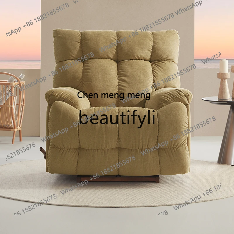 Recumbable single lazy recliner manual