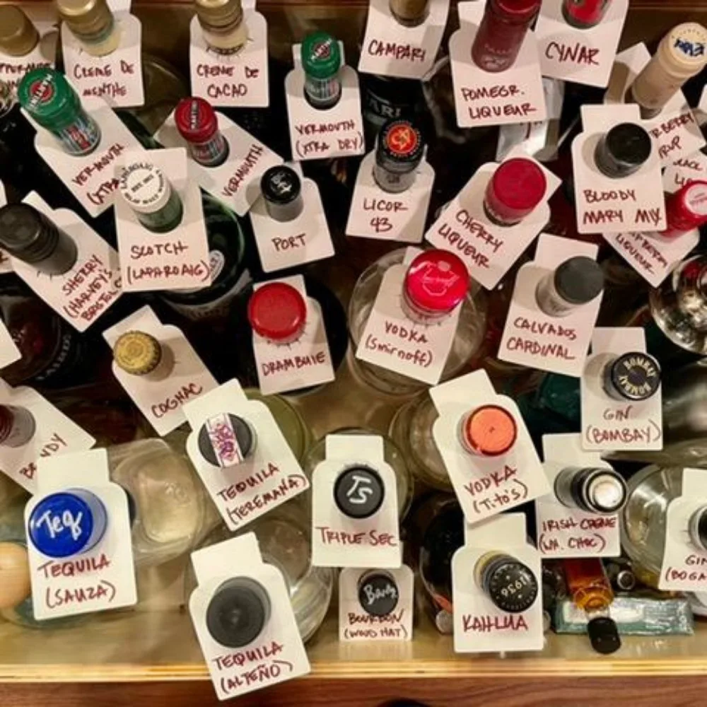 100 Stück Weinflaschen-Tags für die Keller-Sammlung, Champagner-Hängeetiketten für die Notiz von Namen und Jahres, Sammlungs-Tracking-Zubehör – Detail 4