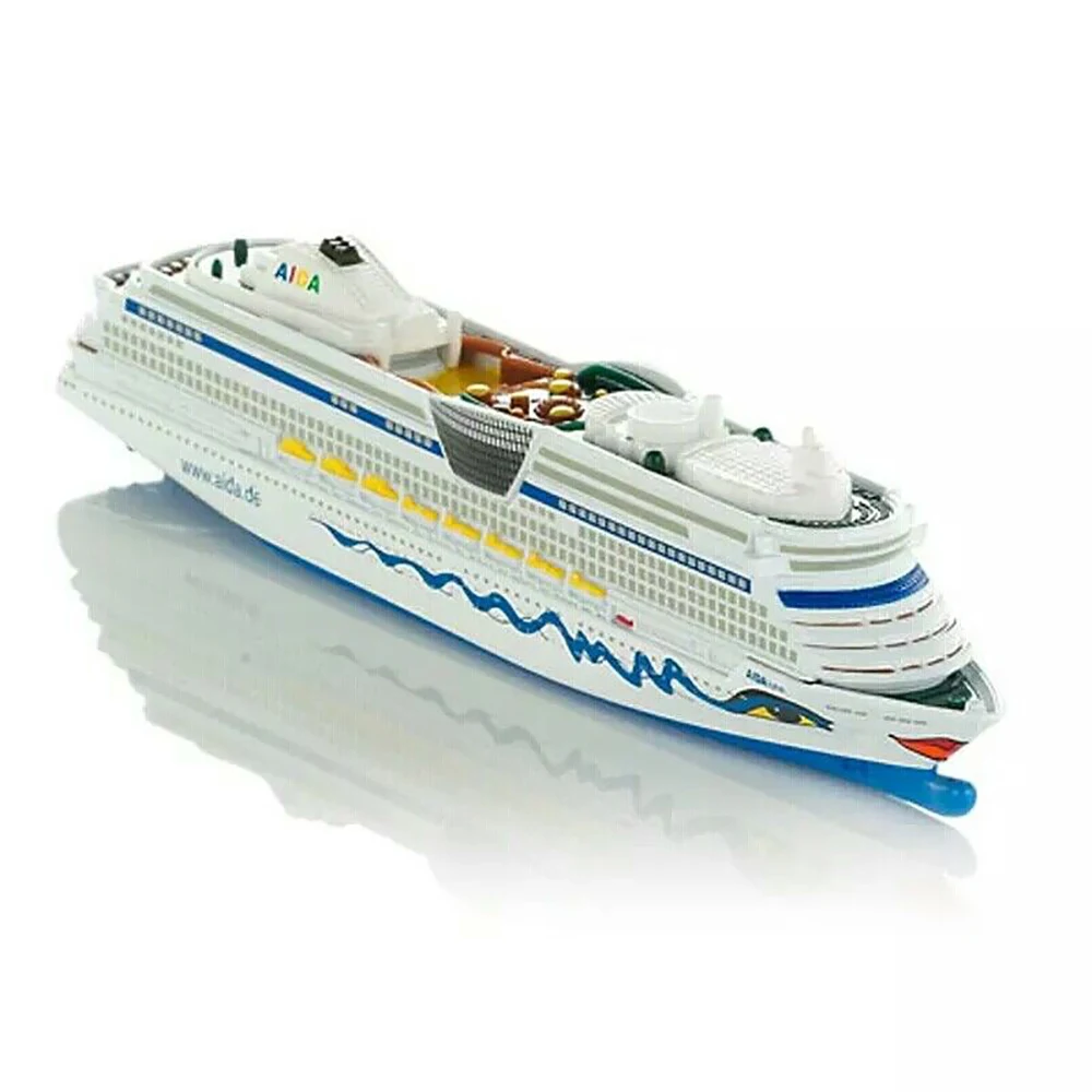 1/400 Scale Diecast German Aida Luna Luxury Cruises 1720 Ship Model Siku 18cm Plastic Boat for Collection