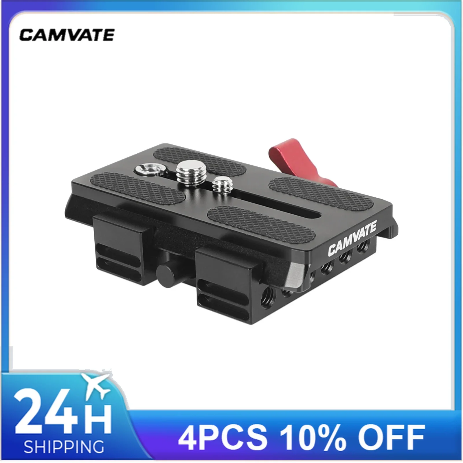 CAMVATE Quick Plate Clamp ฐานกล้องสำหรับกล้อง Manfrotto 577/ 501/ 504/ 701ขาตั้งกล้อง,rail,Stabilizer