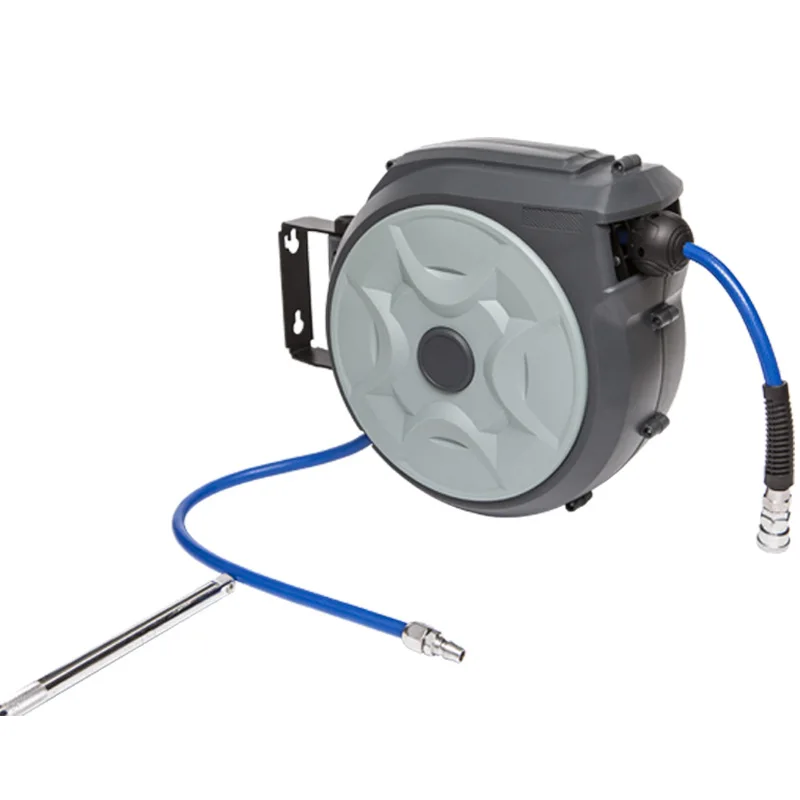 Manufacturer Supplies Automatic Telescopic Pipe Reel Air Drum Car Beauty Trachea Reel Automatic Telescopic High Pressure Air