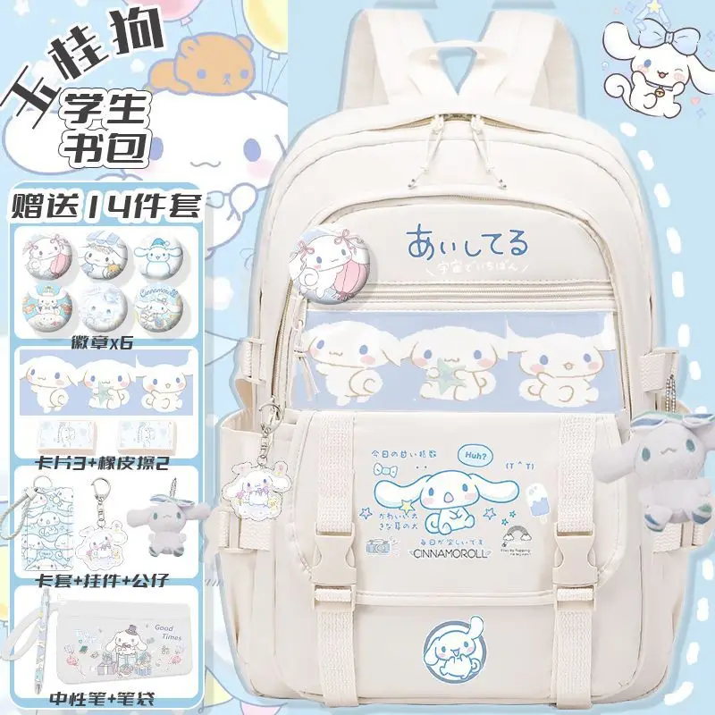 

cinnamoroll primary school student schoolbag spine protection decompression children's backpack large-capacity campus backpack