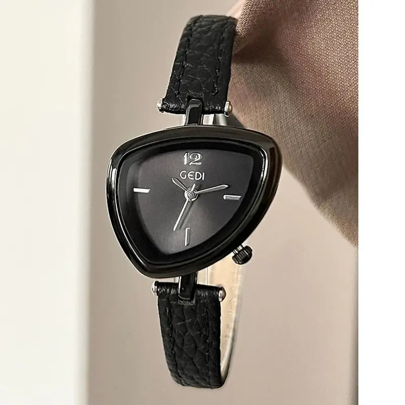 Women's Watches Casual Simple Irregular Triangular Dial Waterproof Bracelet Fashionable Women's Wristwatch