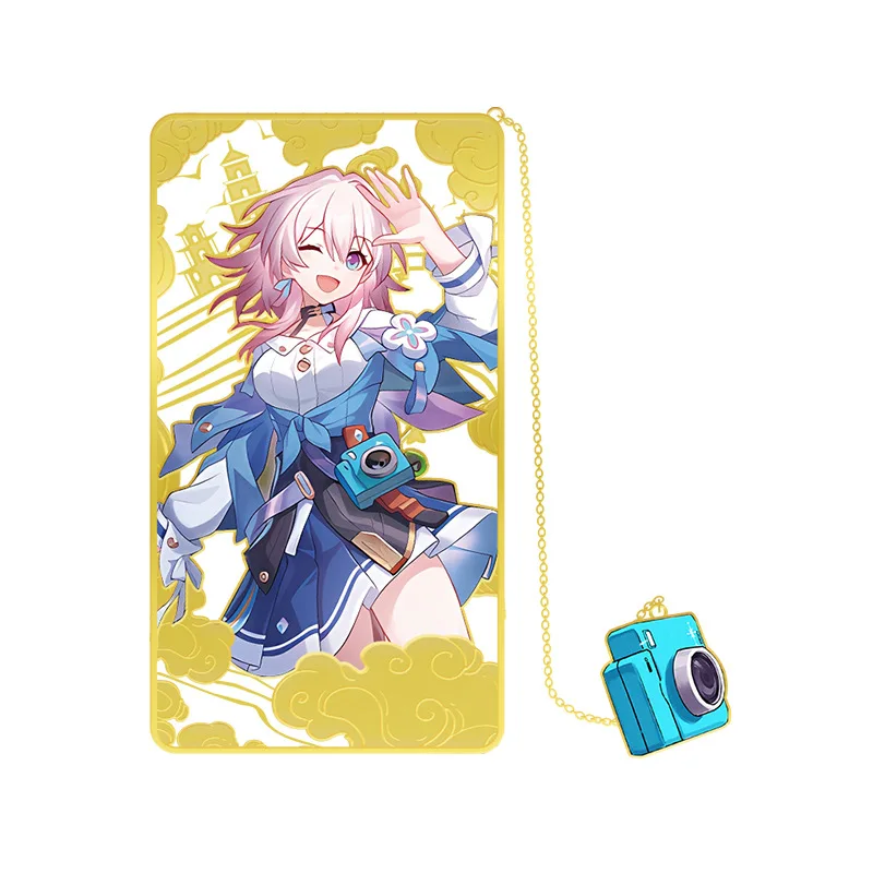 Honkai: Star Rail Blade Silver Wolf 	 Luocha Cosplay metalowa pusta zakładka artykuły papiernicze dla studentów prezent urodzinowy z kreskówek