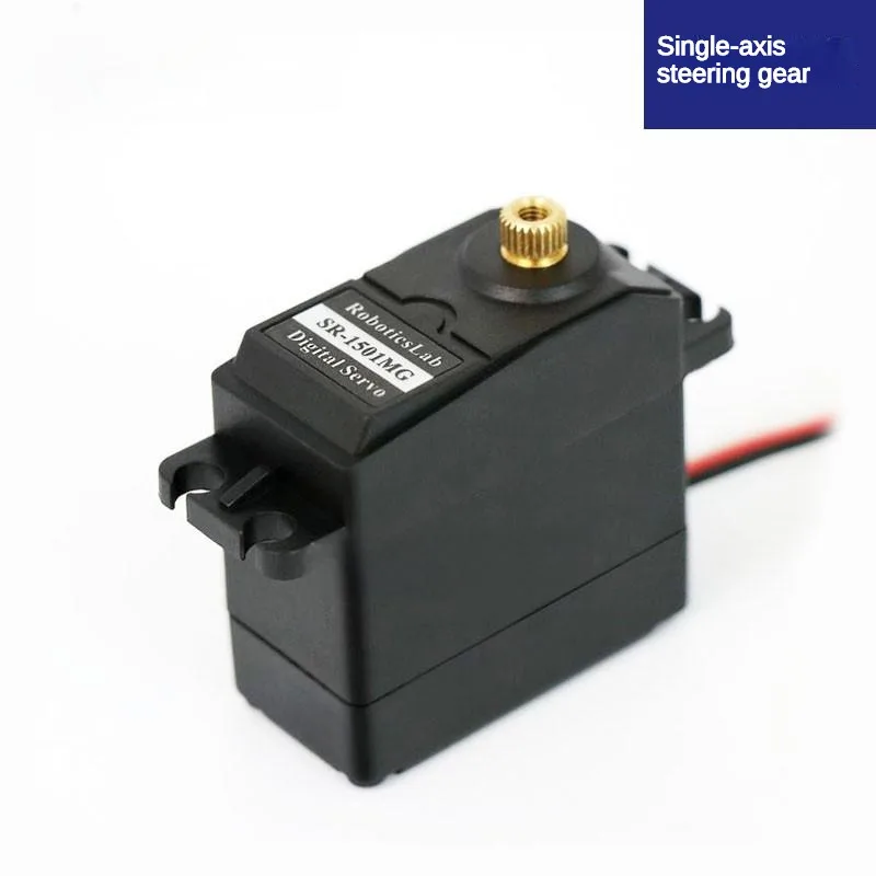 ترس توجيه رقمي قياسي SR-1501MG أصلي 17 كجم ذراع روبوت عزم دوران عالي أجهزة معدنية جميع الحديد