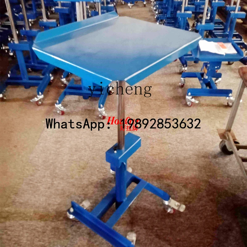 JX  Pneumatic Hydraulic MH-H Tilting Platform Car 150kg Tilting Manual Platform Car Table Top Dumping Lift
