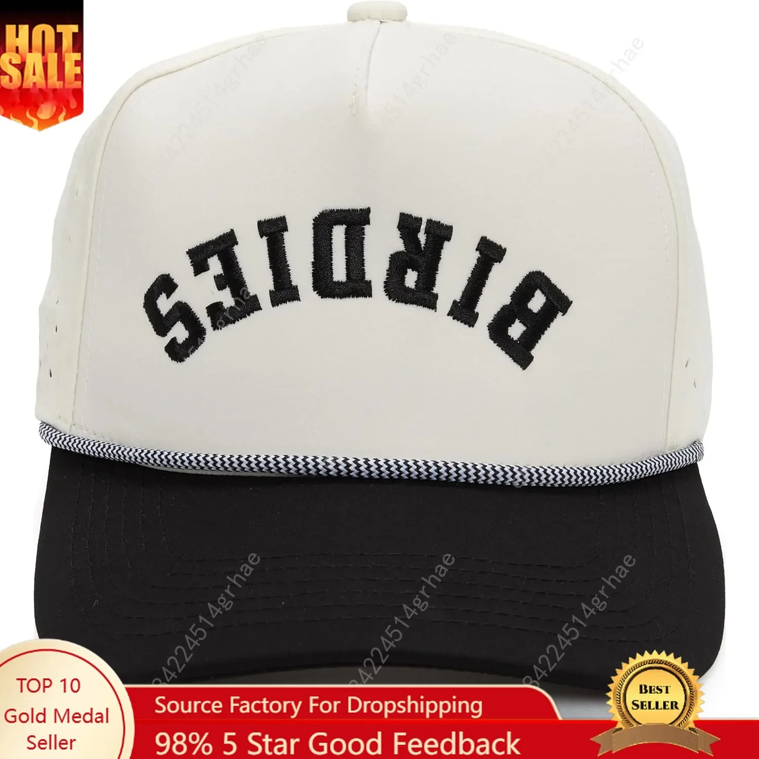 

Funky Junque Funny Trucker Hat for Men - Trendy Rope Cap with Upside-Down Sayings, Lightweight Golf Hats Snapback