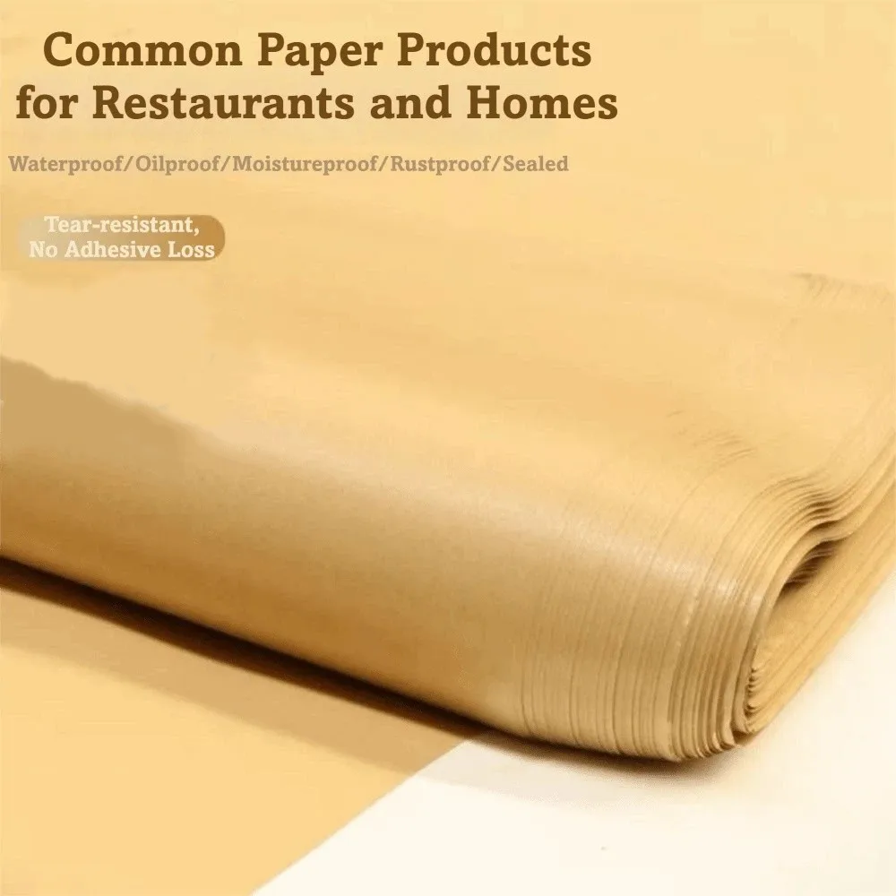 Laminated Coated Kraft Paper Water Grease Resistant Waterproof Oilproof Wrapping Paper Food Grade Mooncake Food Wrapping Paper