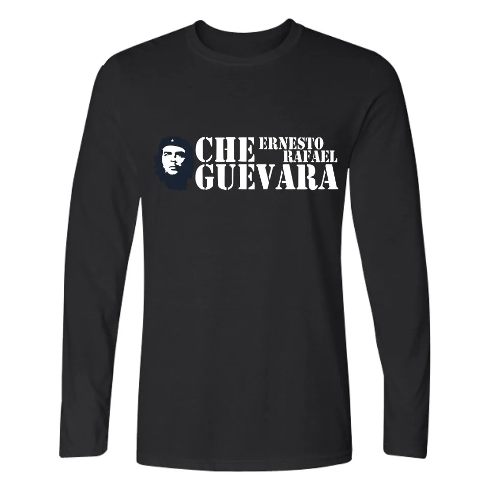 Che Guevara T Shirt Men Women Ernesto Guevara Casual Long Sleeve T Shirt Autumn Streetwear Fashion Che Guevara Hero T-shirt Tops