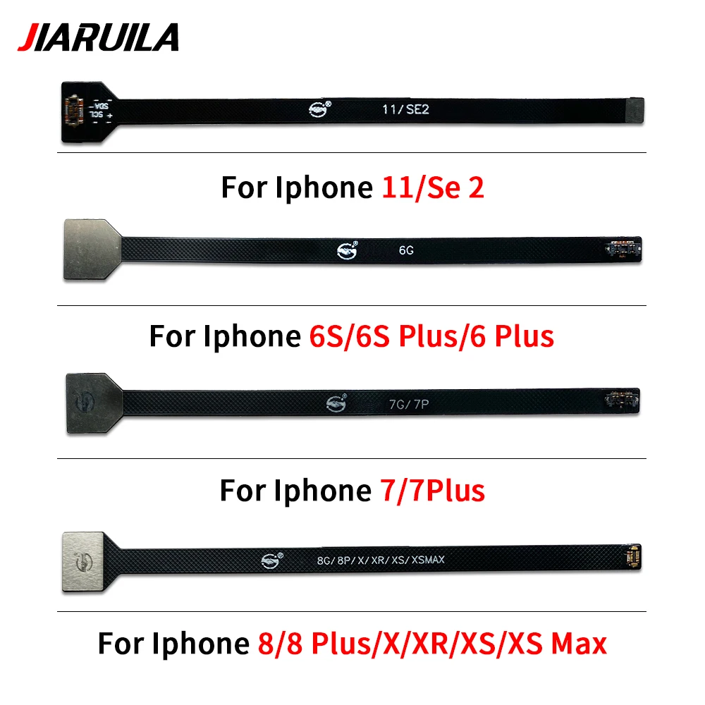 1 Piece Battery Extend Test Flex For Iphone 15 14 13 12 11 Pro Max Mini X XR XS Max 8 7 6 6S Plus Extension Cable Test Battery