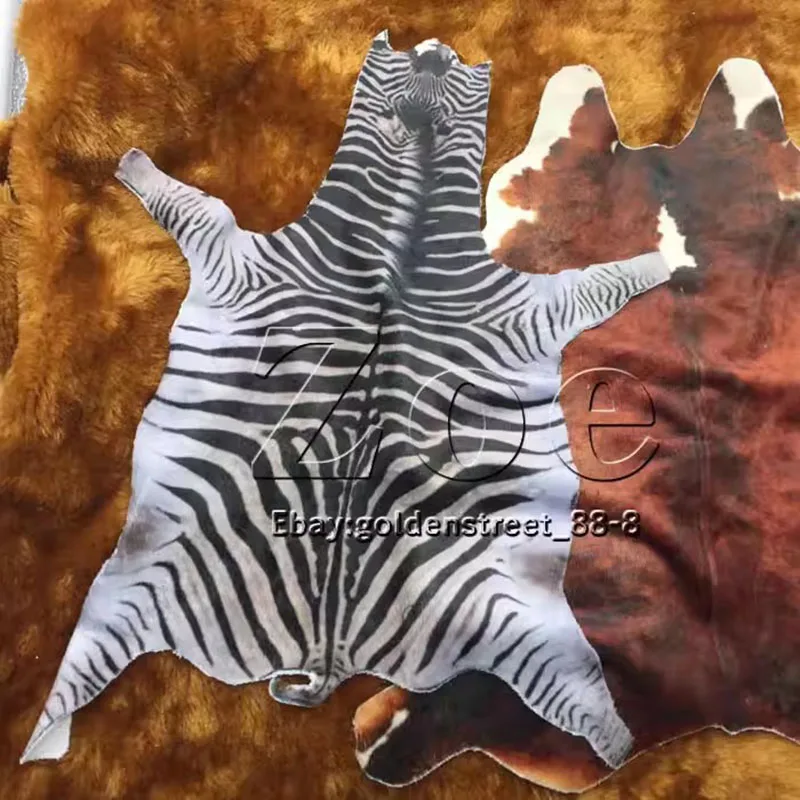 1/6 Bilancia Figura Scena Accessori Simulazione Animale Pelle di Tigre Pelle di vacchetta Zebra Tappeto Fotografia in miniatura per 12''Action Figure