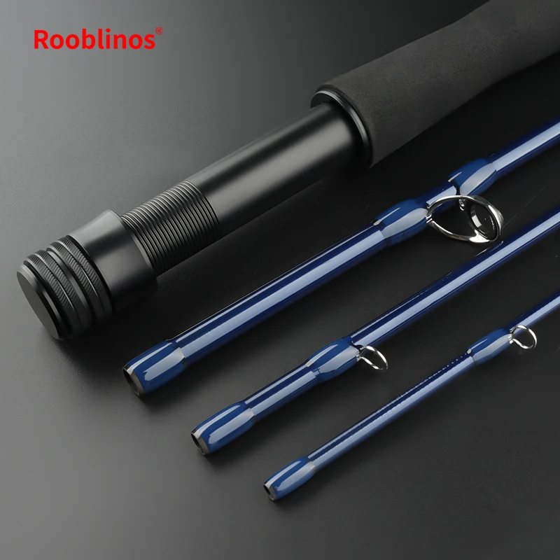 

ROOBLINOS Fly Fishing Rod 4/5wt，9ft（2.7m）Ultra Lite，Carbon Rod，Freshwater Fly Rods，JIT，2026 New Fishing Rod