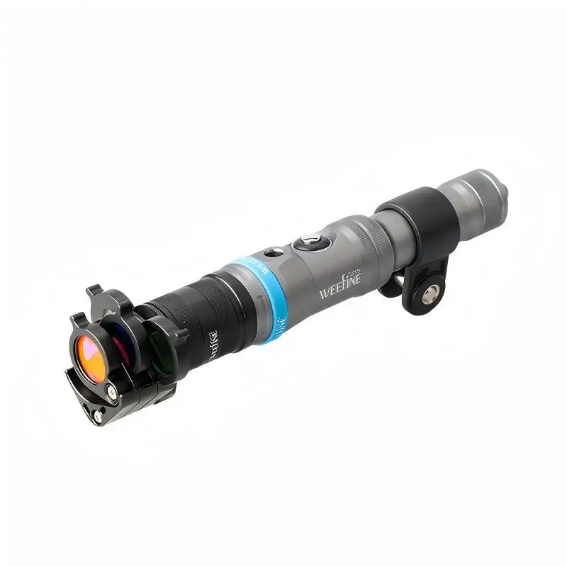 Weefine WF095 (WF079 Smart Focus 1200-Lumen Flashlight+WFA61 Snoot Lens+WFA62 Multi-Color Filter) SF1200 Diving Fill Light