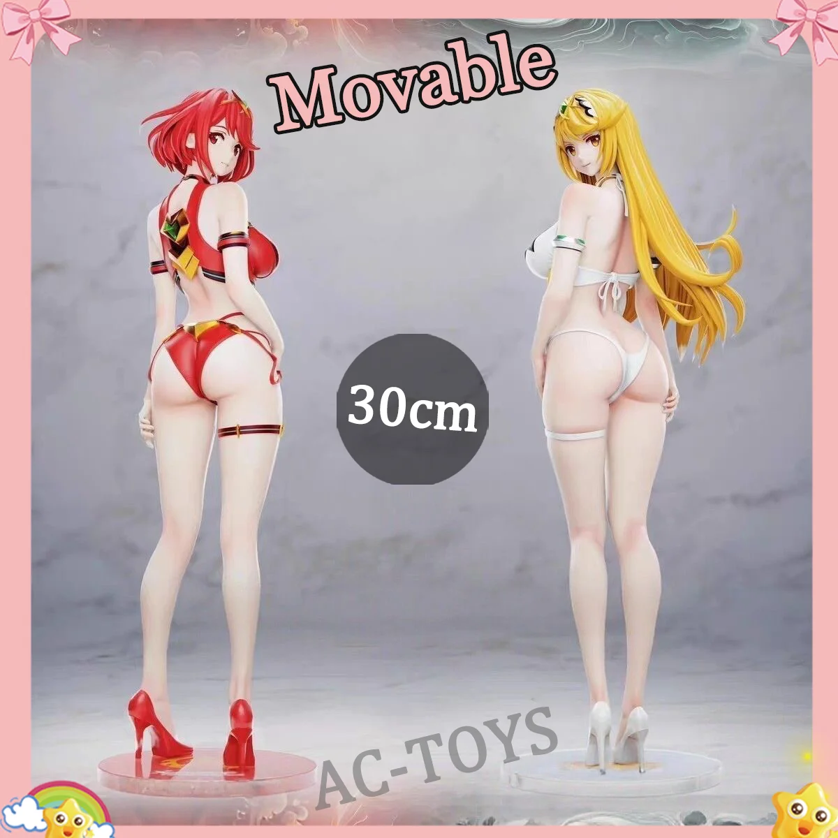 Model Kit Xenoblade - ゼノブレイドクロニクルズ 2 ピラとミトラ 30 センチメートルセクシーな可動 PVC