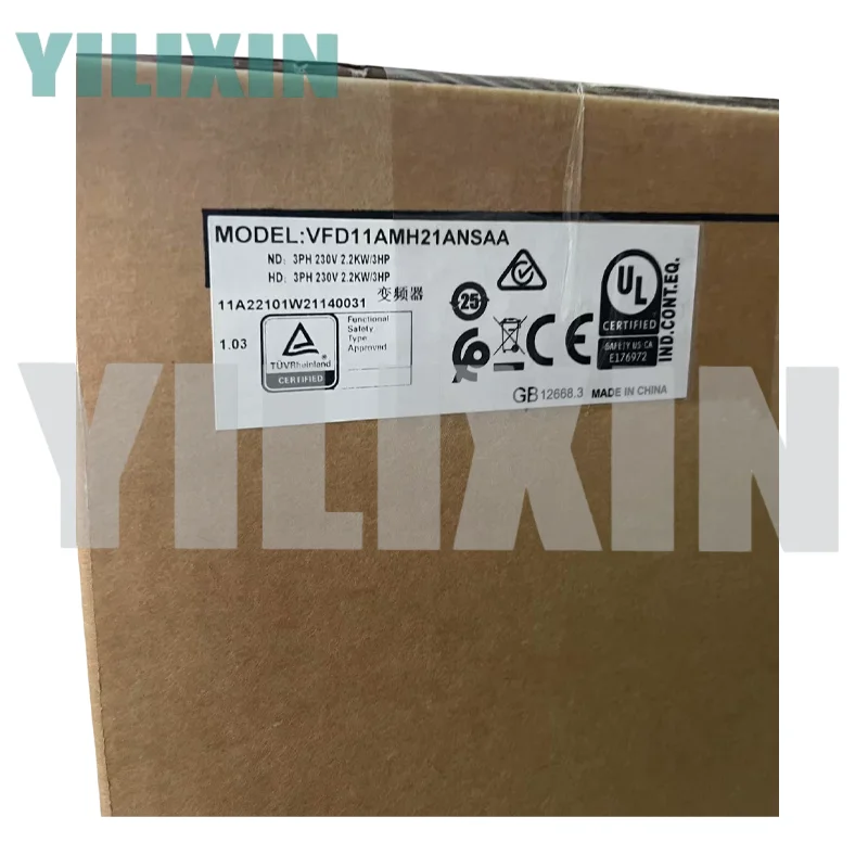 

New VFD11AMH21ANSAA(2.2KW220V) Frequency Converter