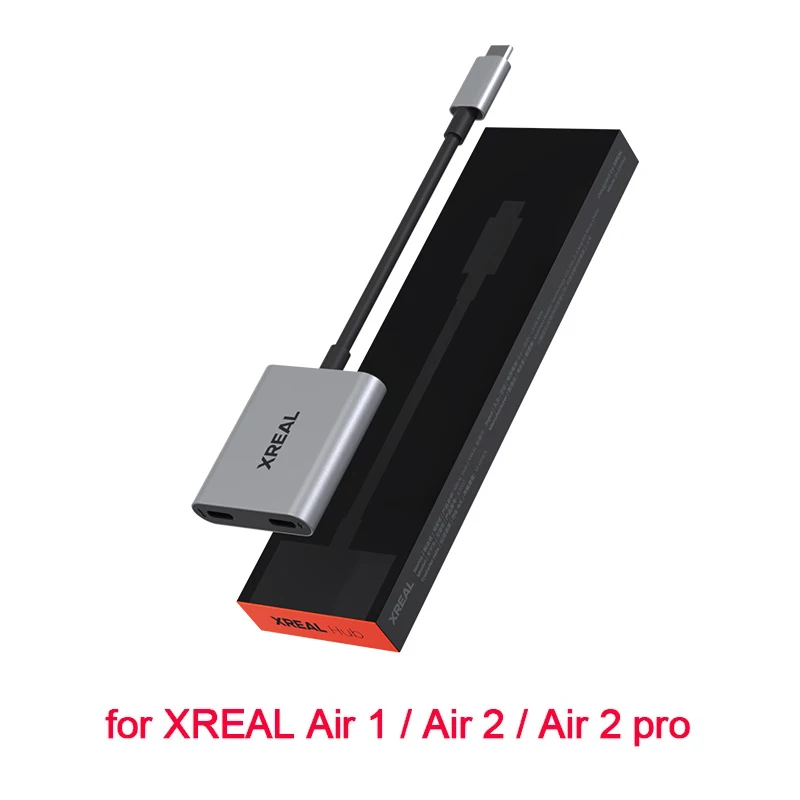 XREAL Hub, neuspad, brilkap, kap voor bijziendheidsbril, datakabel voor XREAL One/XREAL One Pro/XREAL 1S/Air 2 Pro Smart AR-bril