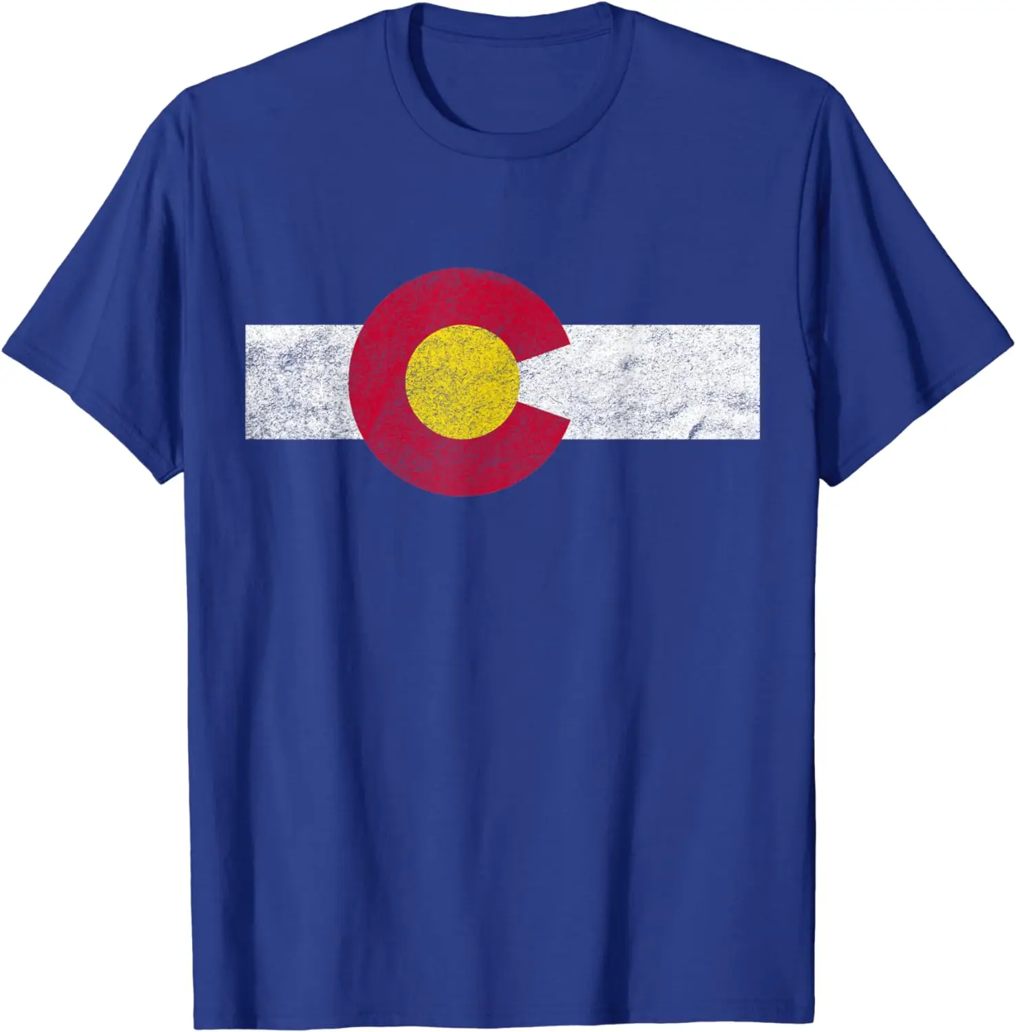 

Colorado State Flag Vintage Distressed Style T-Shirt