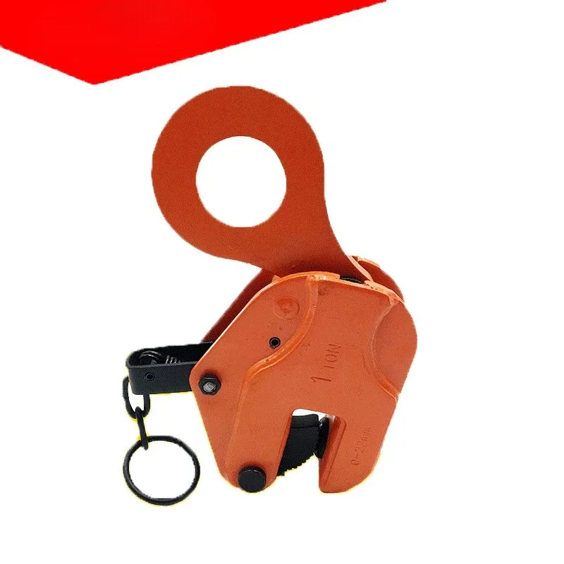 Steel plate vertical tongs hook Vertical lifting  1 ton 3 tons 5T10T