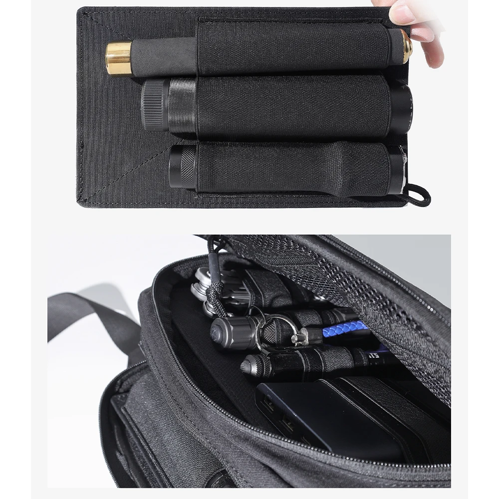 Tactical Quick-Release Storage Board Hidden Holster Waist Pack Sticker Adjustable Storage Compartment Sticker for CS Shooting