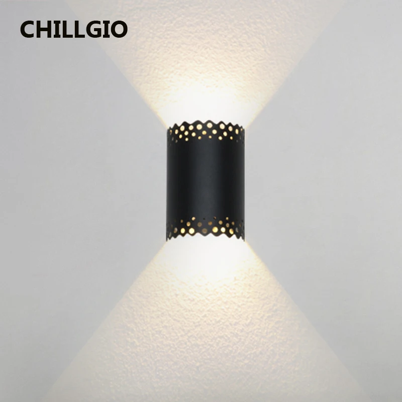 

CHILLGIO Interior Wall Lamp Modern Up Down Sconce Internal Home Decor Living Room Hallway Led Nordic Indoor Metal Mounted Light